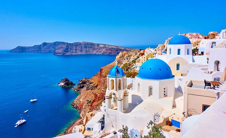 Santorini Scenery Image